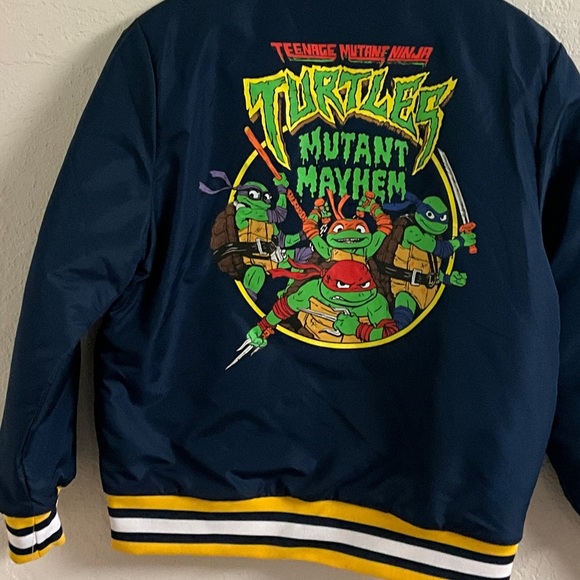 Nickelodeon Navy and Yellow TMNT Jacket - Picture 6 of 6